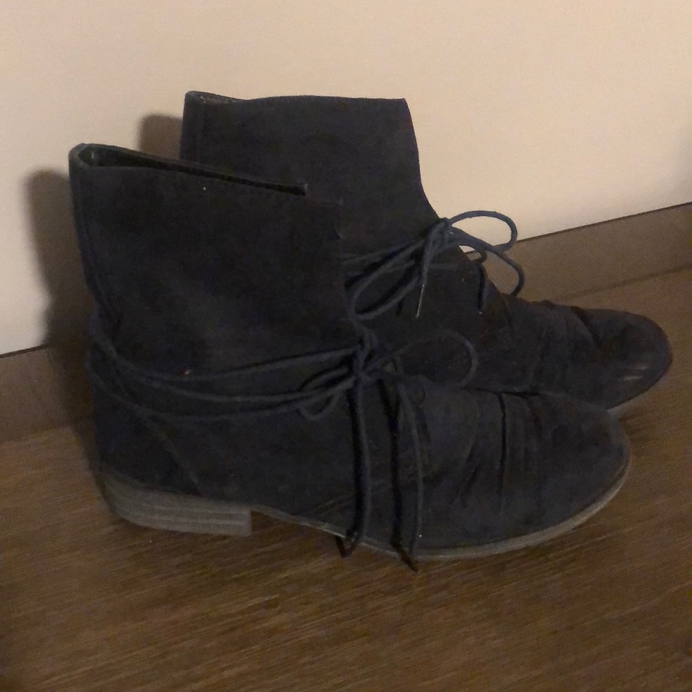 Navy Blue Boots - Call it Spring